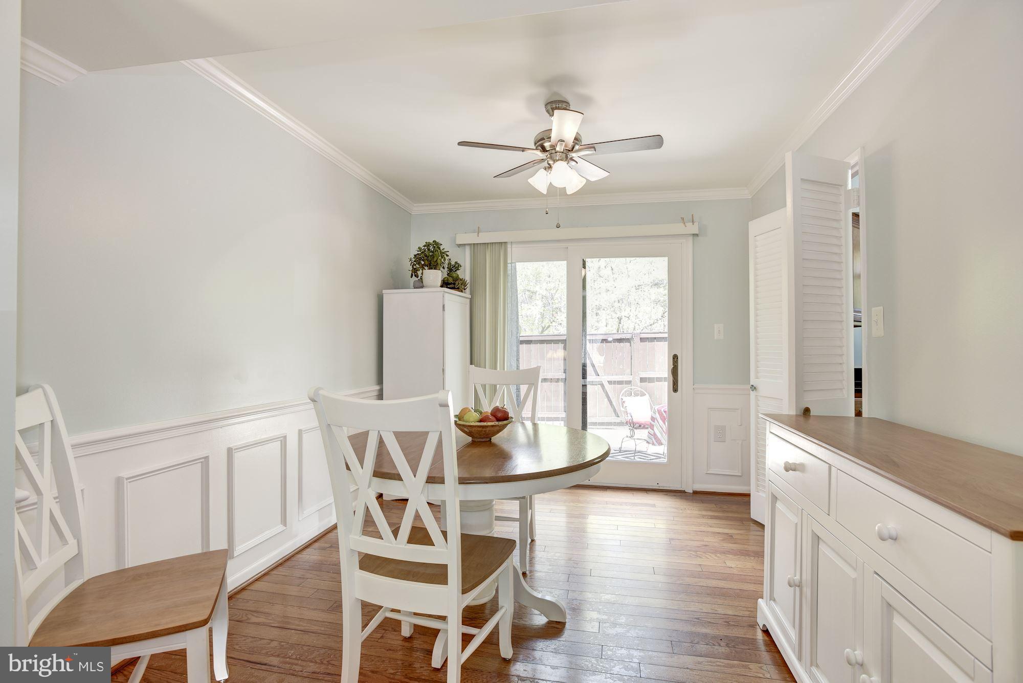 2454 Cloudcroft Square Reston, VA 20191 - Photo 4 of 29 Dining Room leads to the rear garden patio!