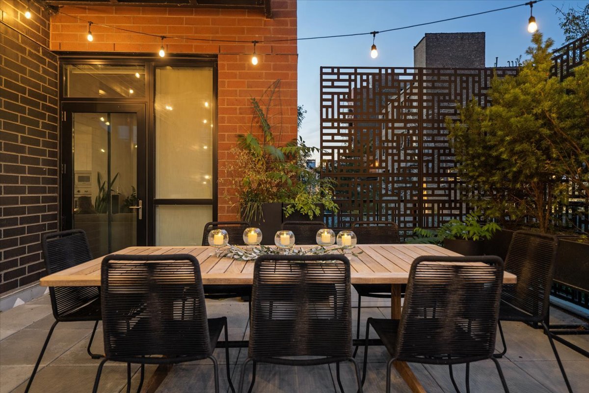 1648 West Division Street, Unit 208 Chicago, IL 60622 - Photo 46 of 48 a view of an outside dining space with furniture