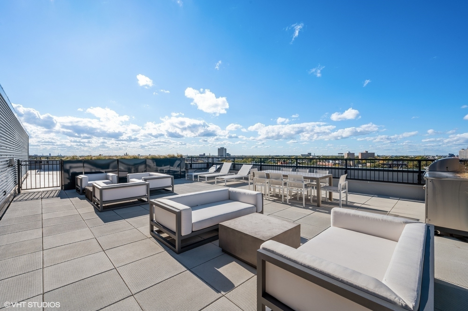 1648 West Division Street, Unit 208 Chicago, IL 60622 - Photo 47 of 48 a view of a terrace with couches and potted plants