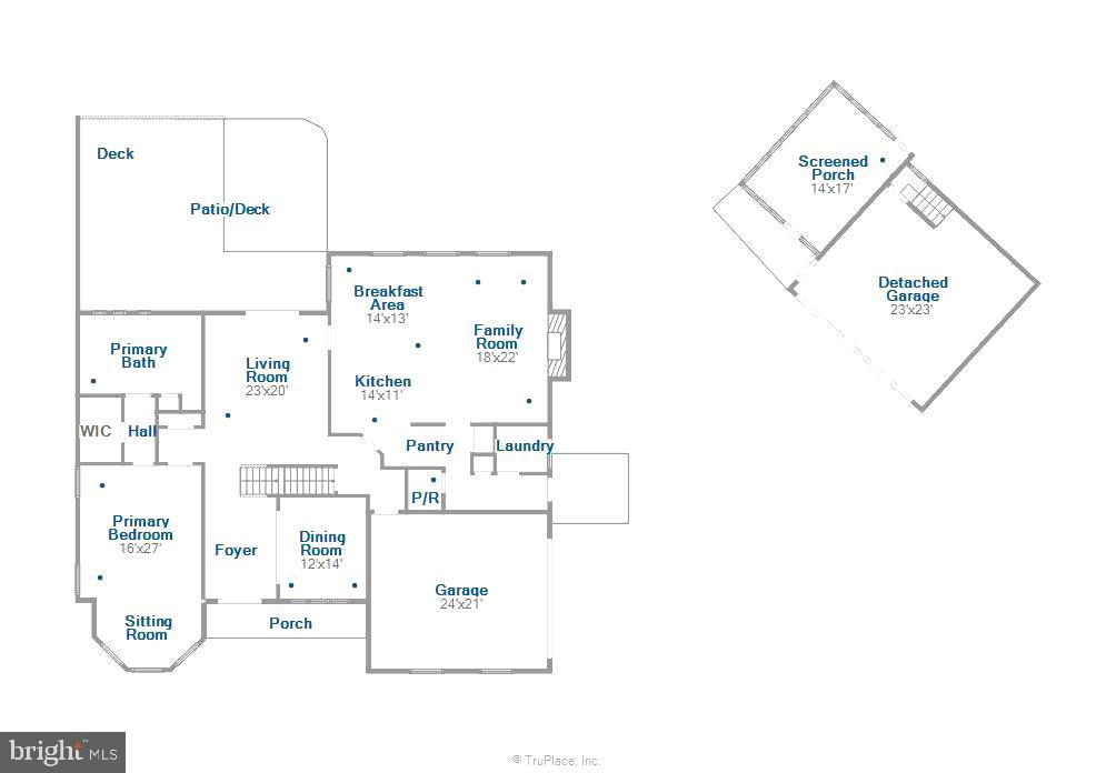 741 Bachmans Valley Road Westminster, MD 21157 - Photo 46 of 48 Main level floor plan