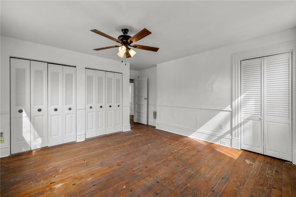 1630 State Avenue Coraopolis, PA 15108 - Photo 27 of 47 a view of empty room with wooden floor and fan
