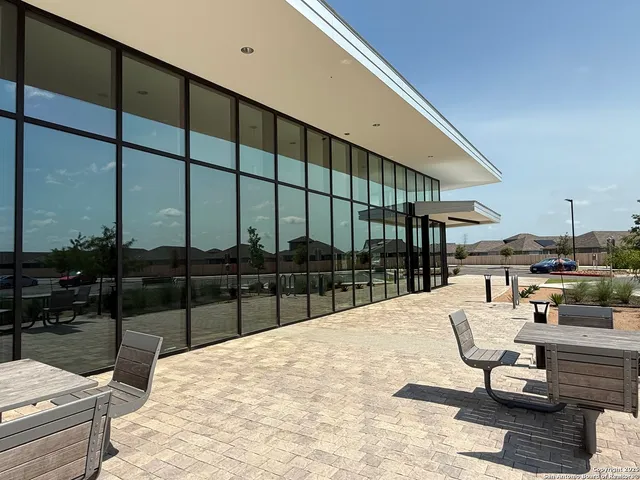 a city view with tall buildings