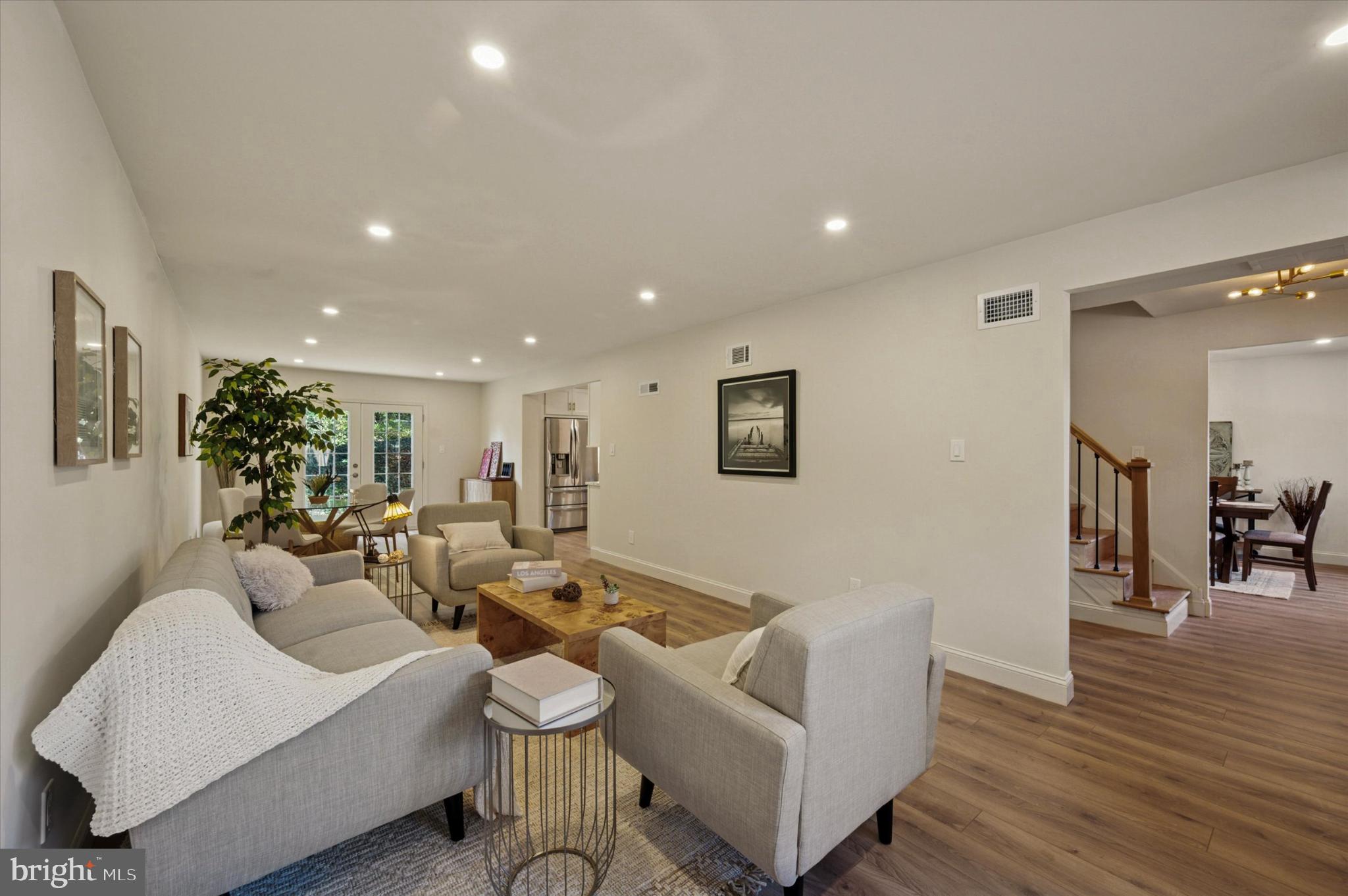 210 David Drive Havertown, PA 19083 - Photo 14 of 38 a living room with furniture and a wooden floor