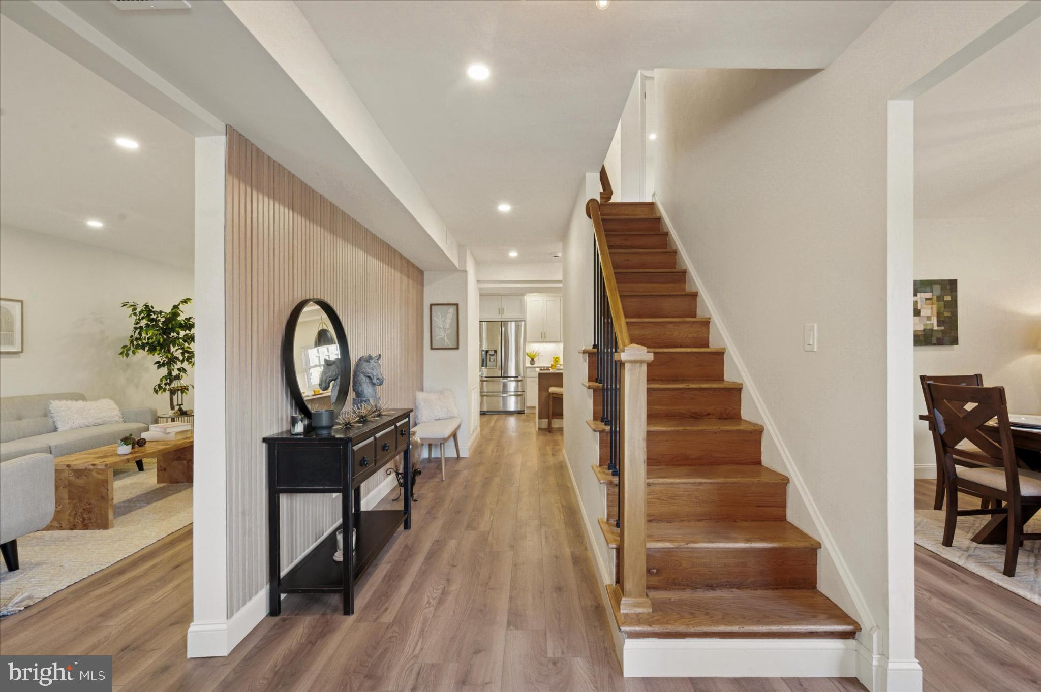 210 David Drive Havertown, PA 19083 - Photo 2 of 38 a view of entryway and hall with wooden floor