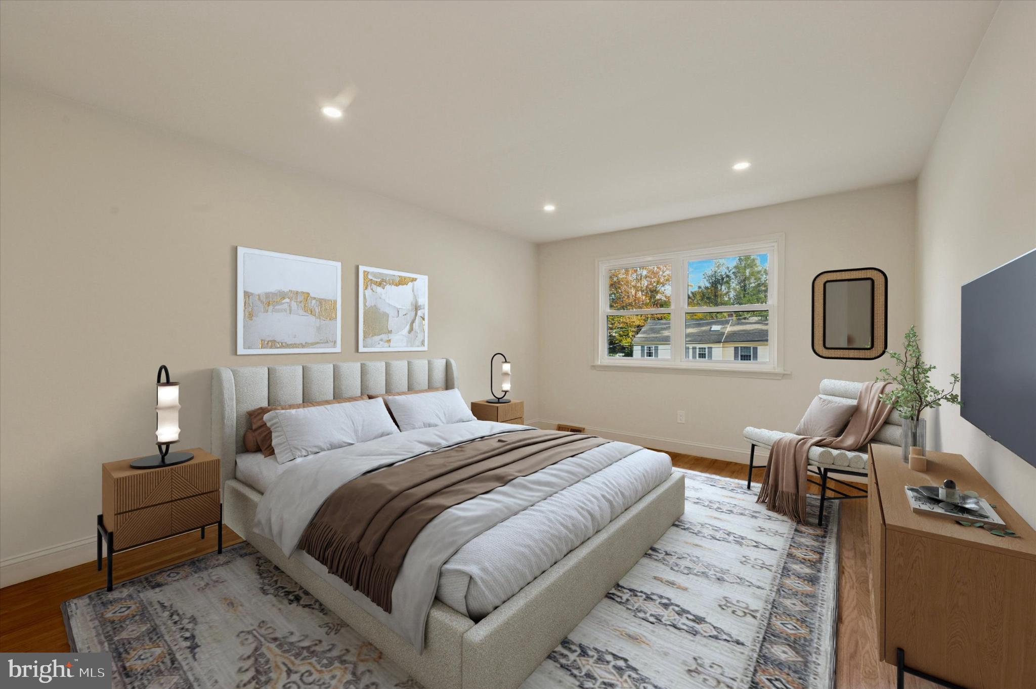 210 David Drive Havertown, PA 19083 - Photo 26 of 38 a bedroom with a large bed and a window