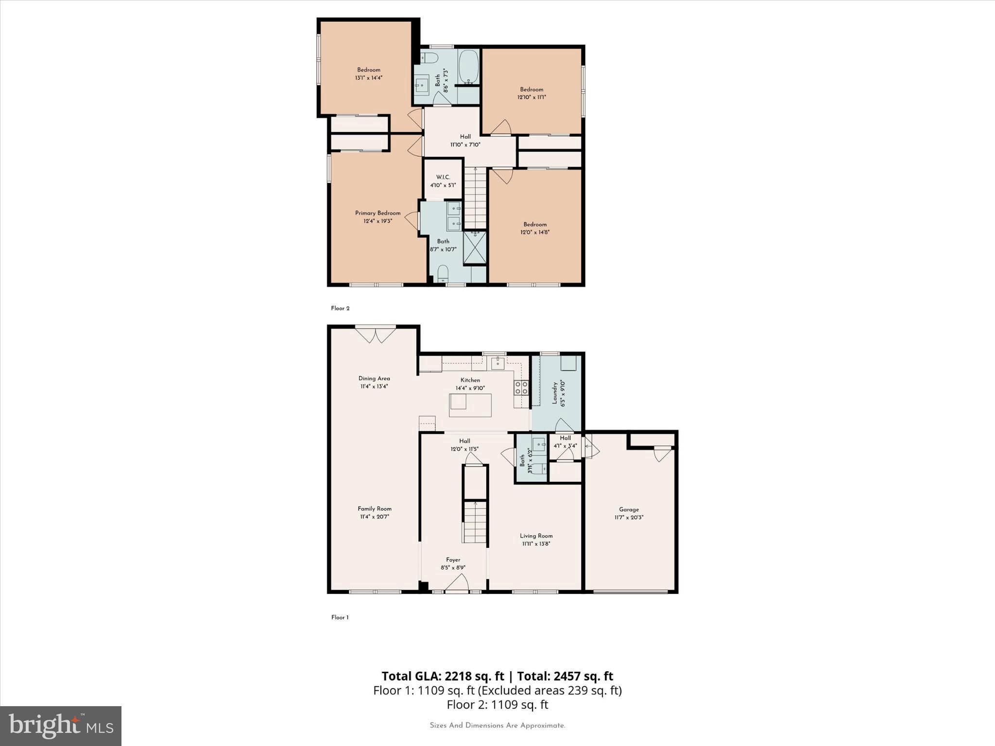 210 David Drive Havertown, PA 19083 - Photo 28 of 38 a picture of a room with a white wall and a large mirror