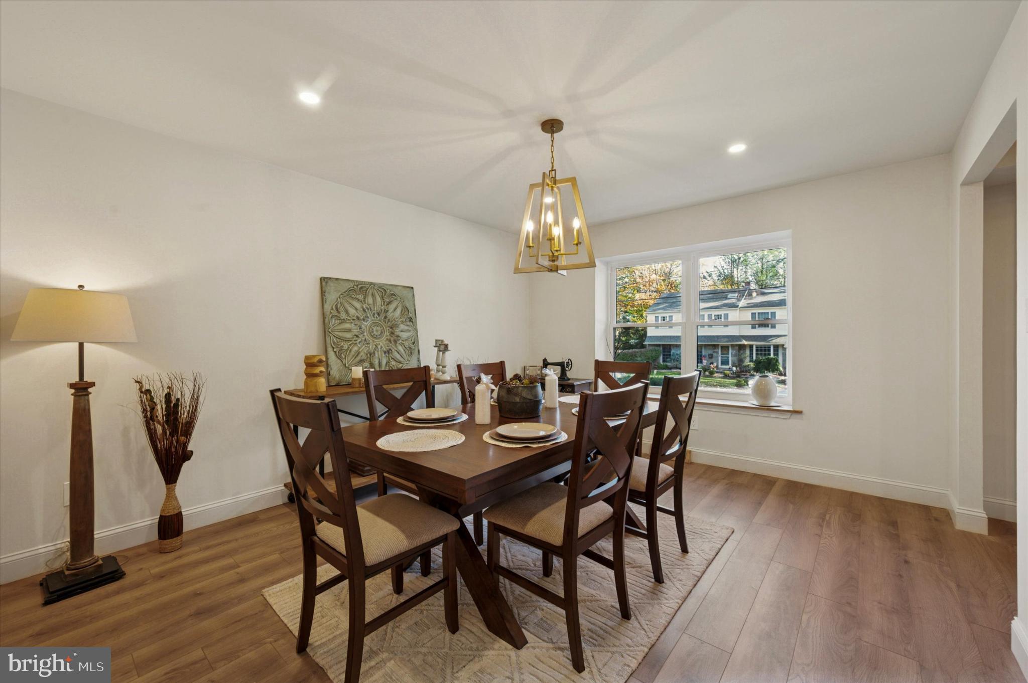 210 David Drive Havertown, PA 19083 - Photo 4 of 38 a view of a dining room with furniture window and wooden floor