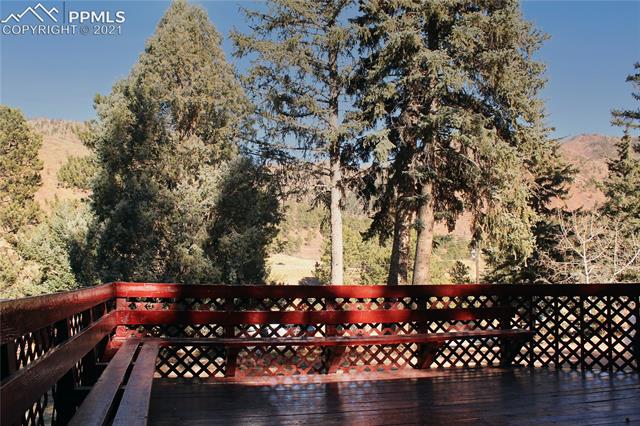 9135 Chipita Park Road Cascade, CO 80809 - Photo 13 of 15 Covered Deck looking East
