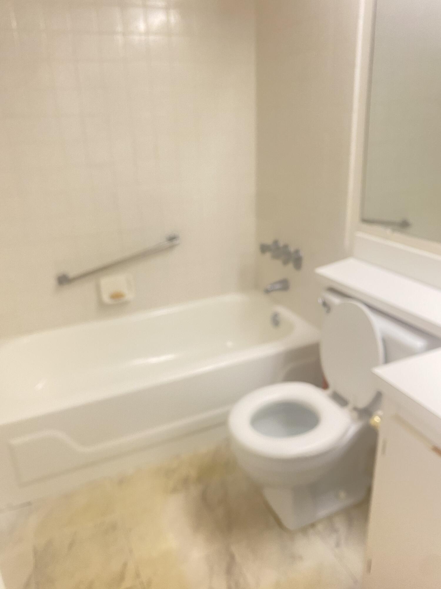 1010 Green Pine Boulevard, Unit D1 West Palm Beach, FL 33409 - Photo 5 of 5 a bathroom with a toilet and a bathtub