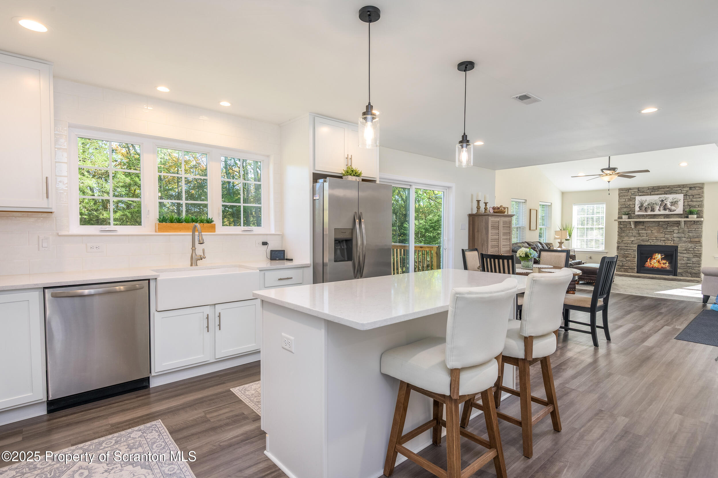 131 Chinaberry Way Kunkletown, PA 18058 - Photo 22 of 48 a large kitchen with kitchen island a large island in it