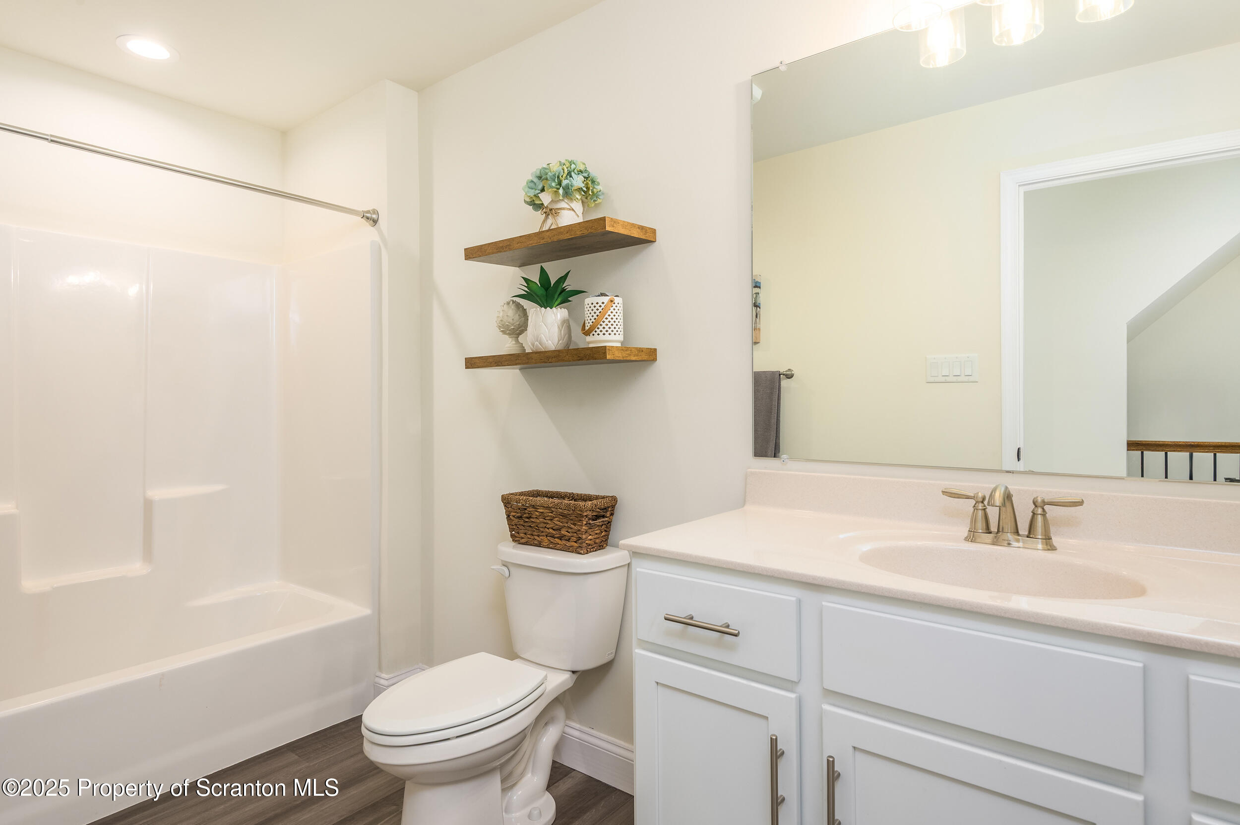 131 Chinaberry Way Kunkletown, PA 18058 - Photo 36 of 48 a bathroom with a sink a toilet and shower
