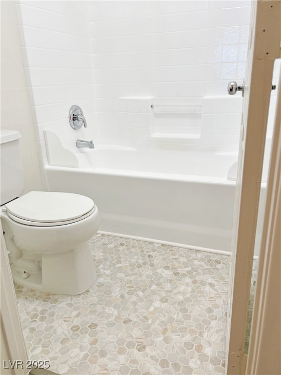 9416 Moon Splash Court Las Vegas, NV 89129 - Photo 35 of 47 Full bath featuring shower / bathtub combination and tile patterned flooring