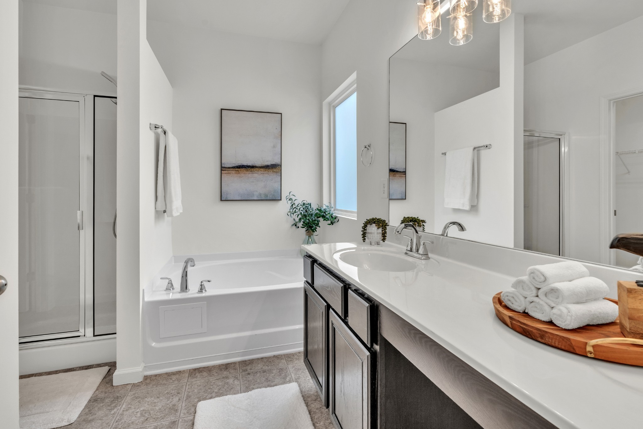 1000 Beverly Lane Spring Hill, TN 37174 - Photo 19 of 54 a bathroom with a granite countertop sink and a mirror