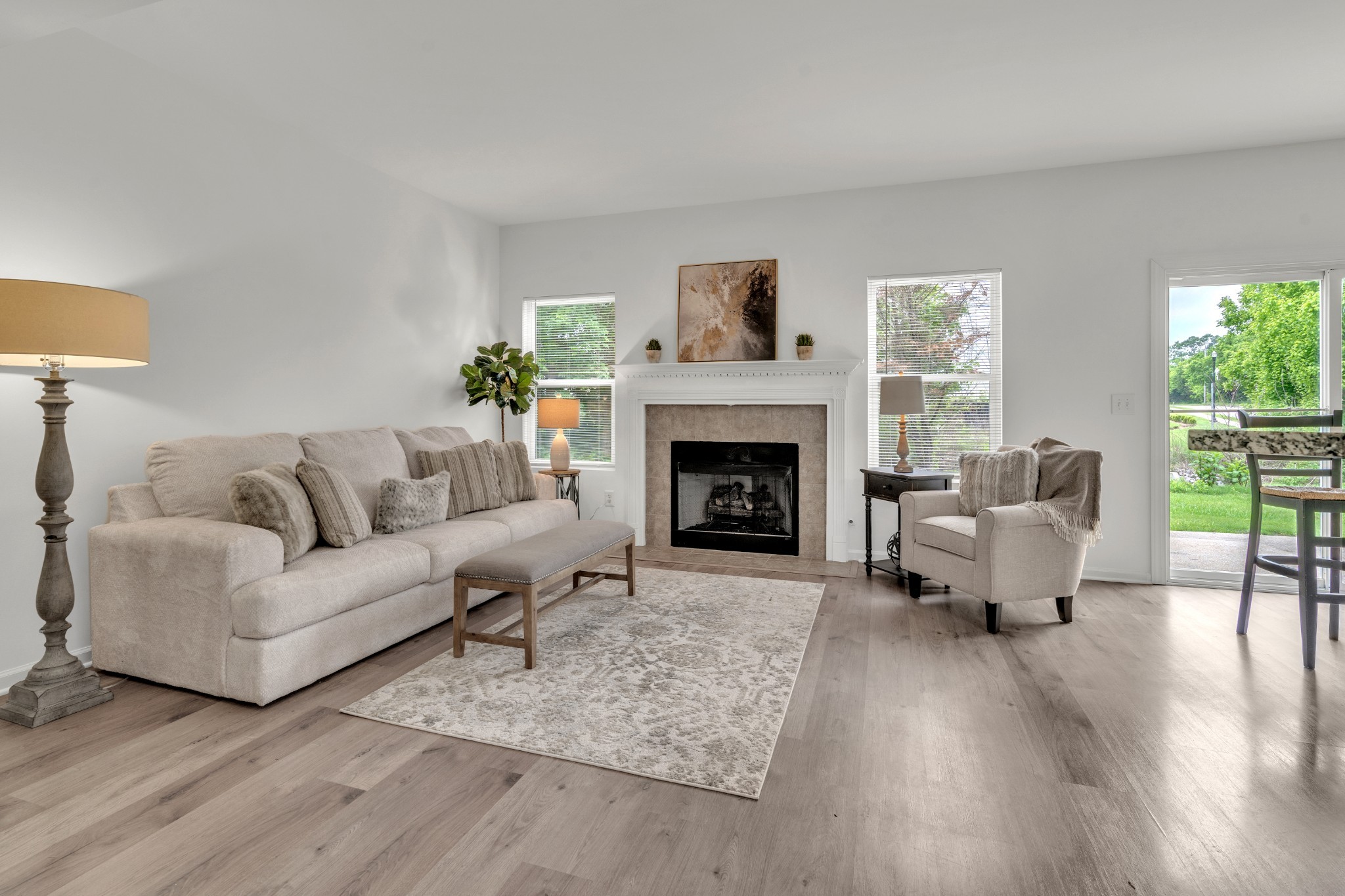 1000 Beverly Lane Spring Hill, TN 37174 - Photo 2 of 54 a living room with furniture and a fireplace