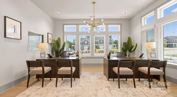 a view of a livingroom with furniture
