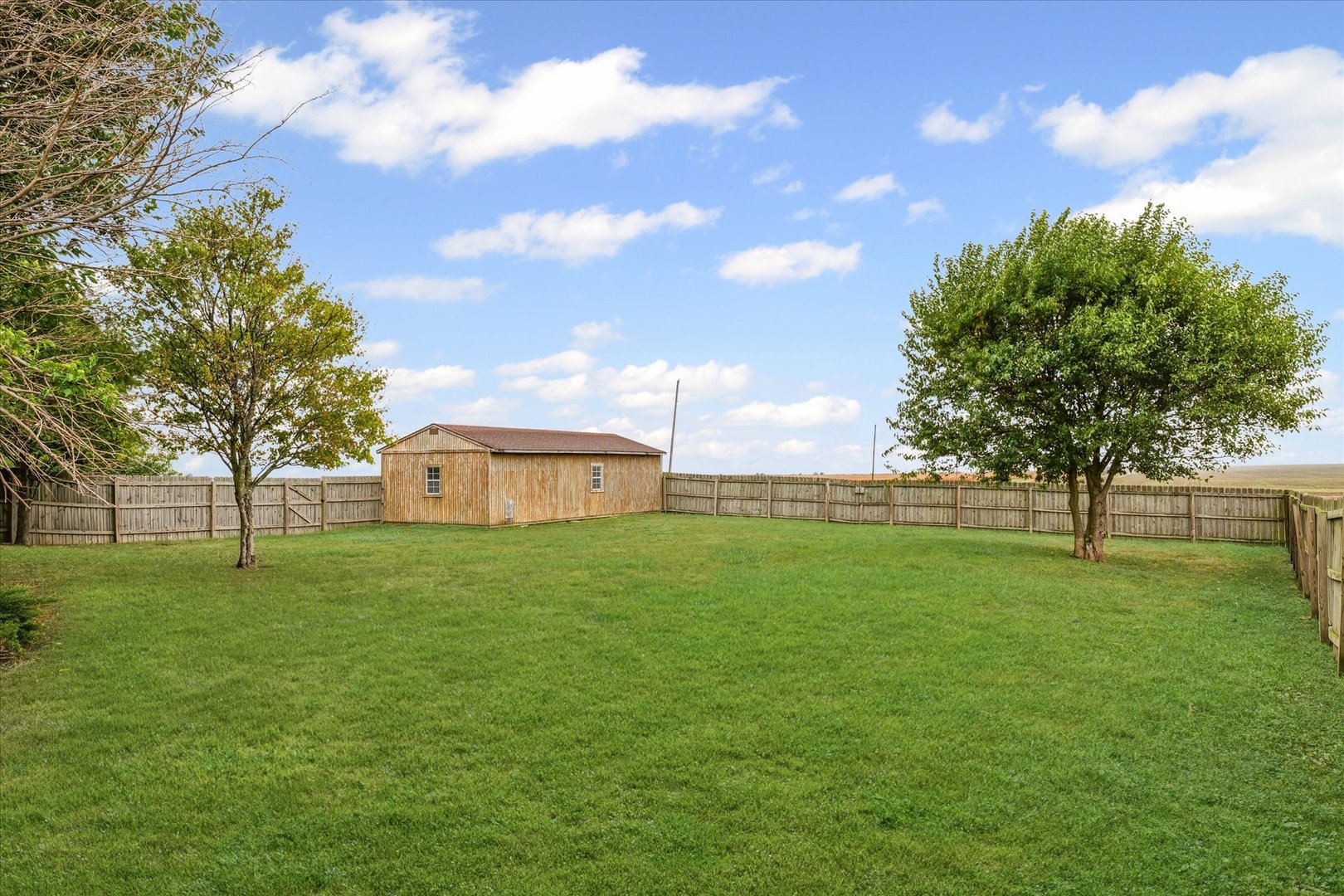 37857 East 100 North Road Bellflower, IL 61724 - Photo 39 of 43 a view of a big yard with a house