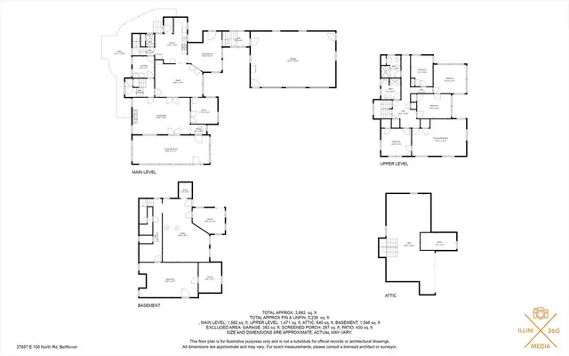 $380,000 | 37857 East 100 North Road, Bellflower, IL 61724