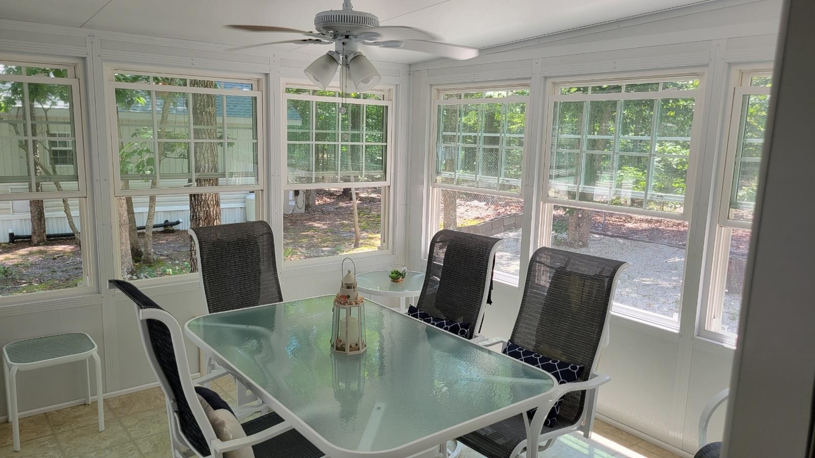 561 Corsons Tavern Road Ocean View, NJ 08230 - Photo 23 of 31 a view of a dining room with furniture window and outside view