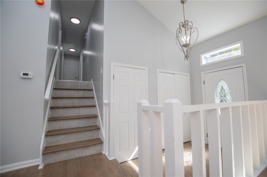 1039 Monticello Drive Villa Rica, GA 30180 - Photo 10 of 96 a view of entryway and hall with wooden floor
