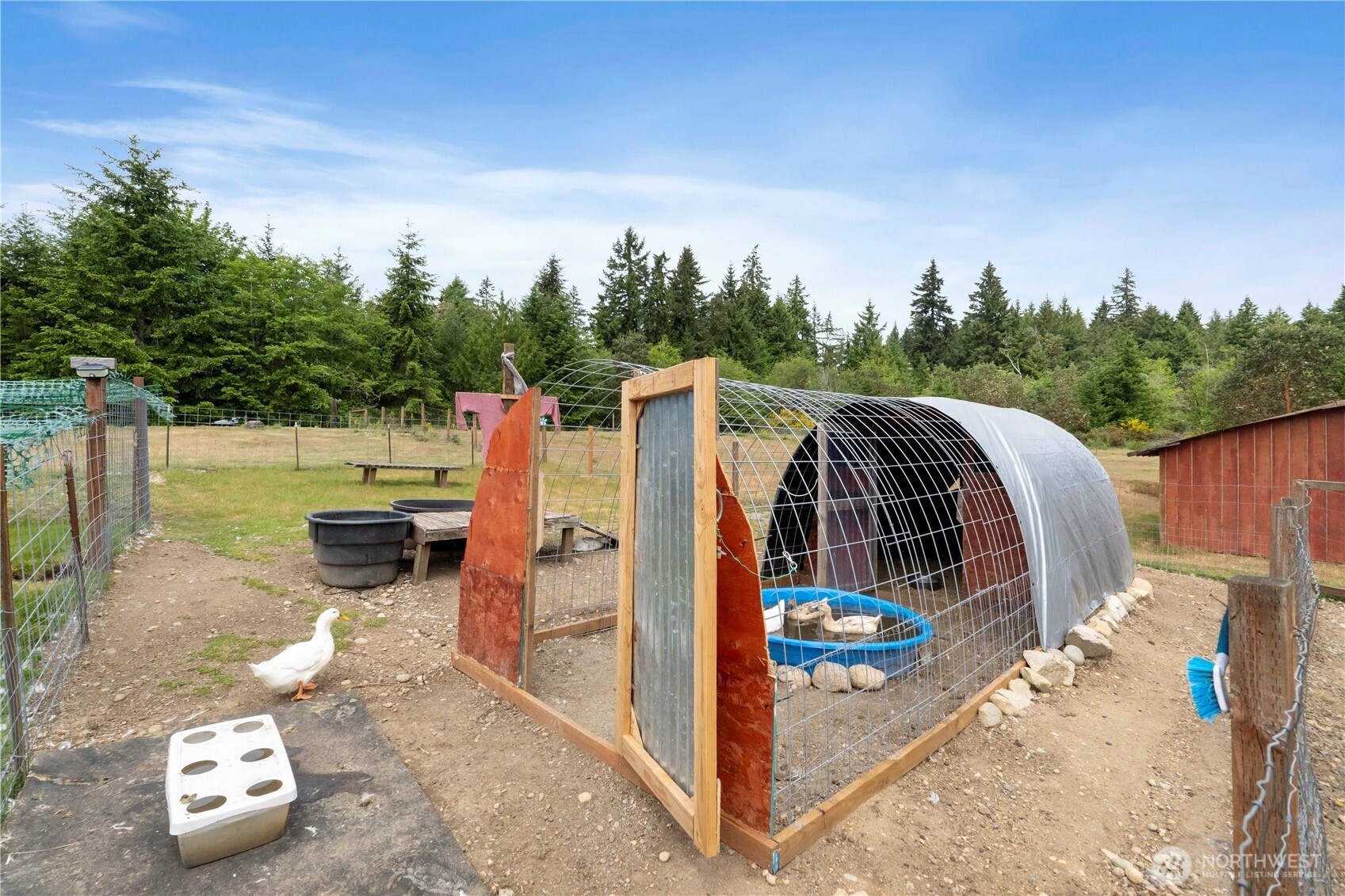 2219 Key Peninsula Highway Southwest Lakebay, WA 98349 - Photo 36 of 40 a view of a backyard with swimming pool