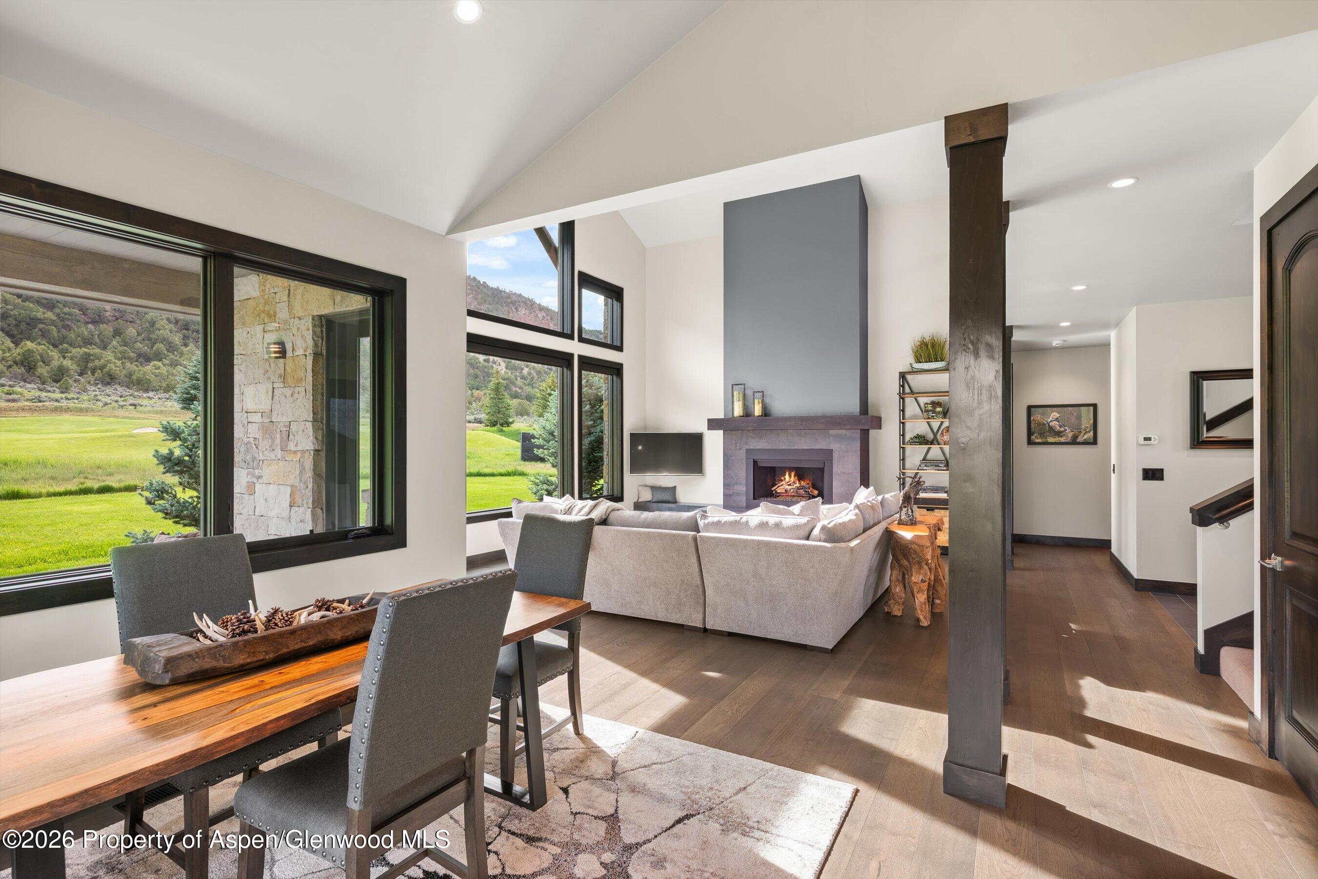 285 Saddleback Road Carbondale, CO 81623 - Photo 8 of 55 dining room looking into living room
