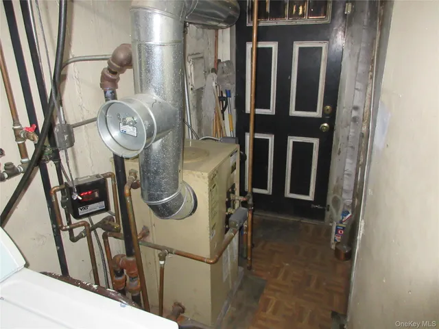 a view of water heater room