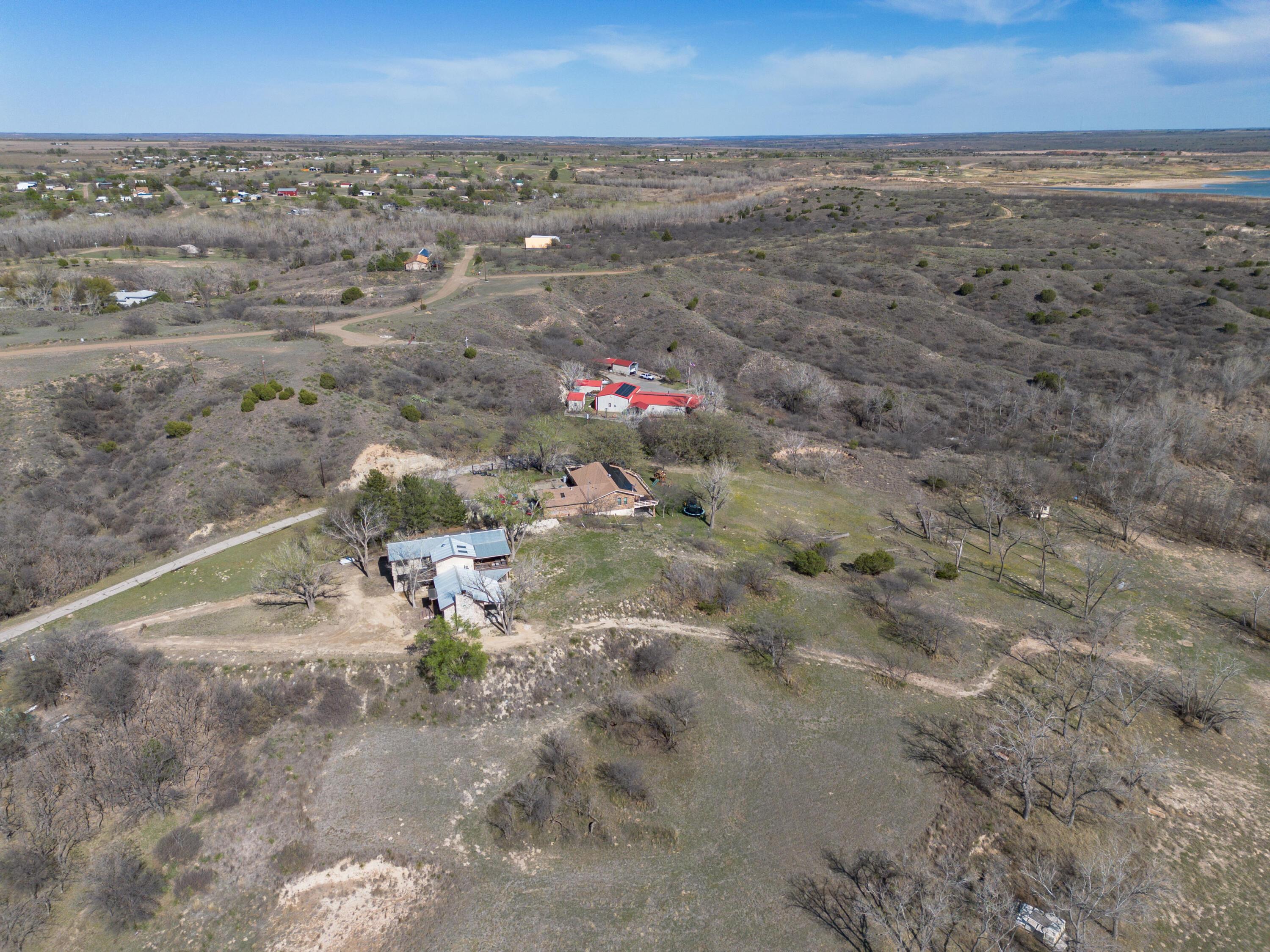401 10 Bears Trail Howardwick, TX 79226 - Photo 66 of 71 an aerial view of residential house and outdoor space