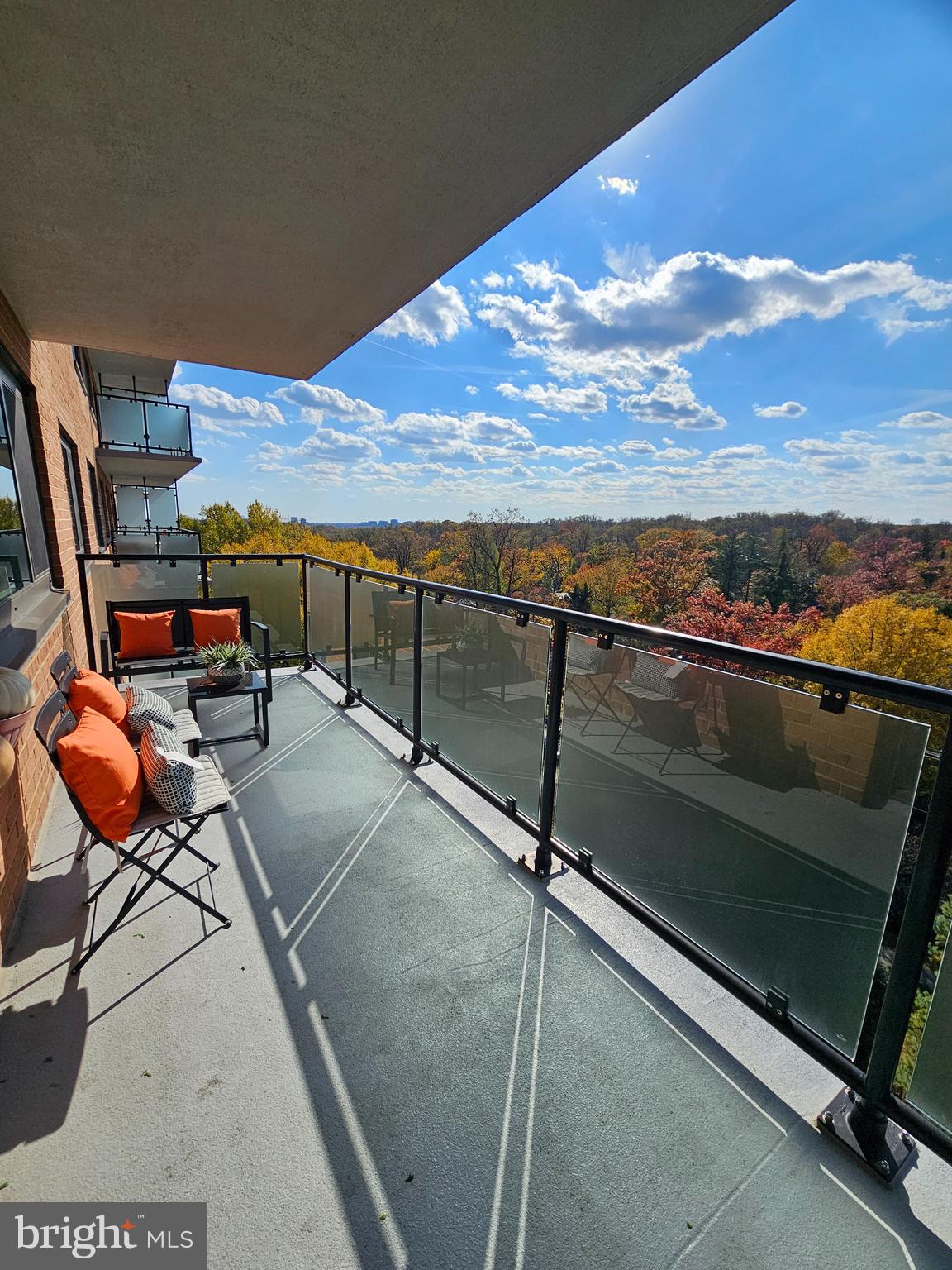 4201 Cathedral Avenue Northwest, Unit 1209W Washington, DC 20016 - Photo 23 of 46 a view of a terrace with chairs