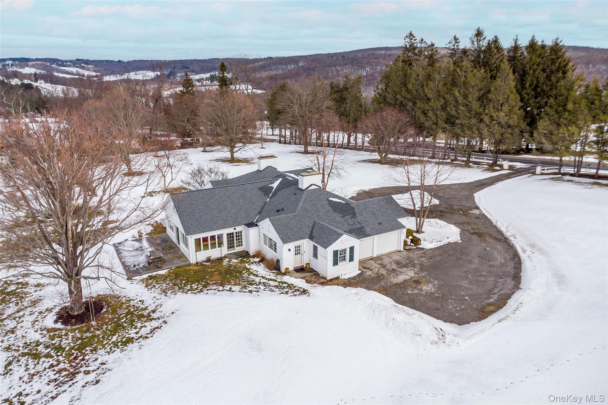 159 Old Quaker Hill Road Pawling, NY 12564 - Photo 38 of 40 View of snowy aerial view