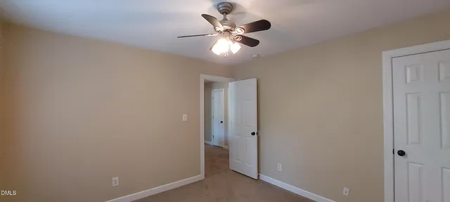 a view of an empty room