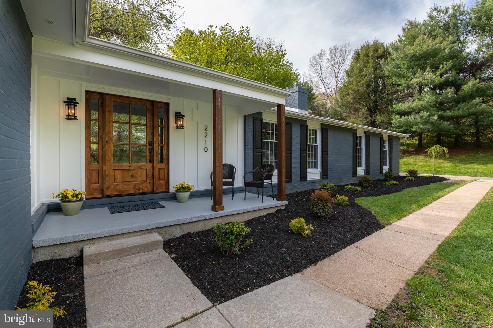2210 Pot Spring Road Lutherville-Timonium, MD 21093 - Photo 1 of 59 Spacious Front Porch with Board & Batten Trim