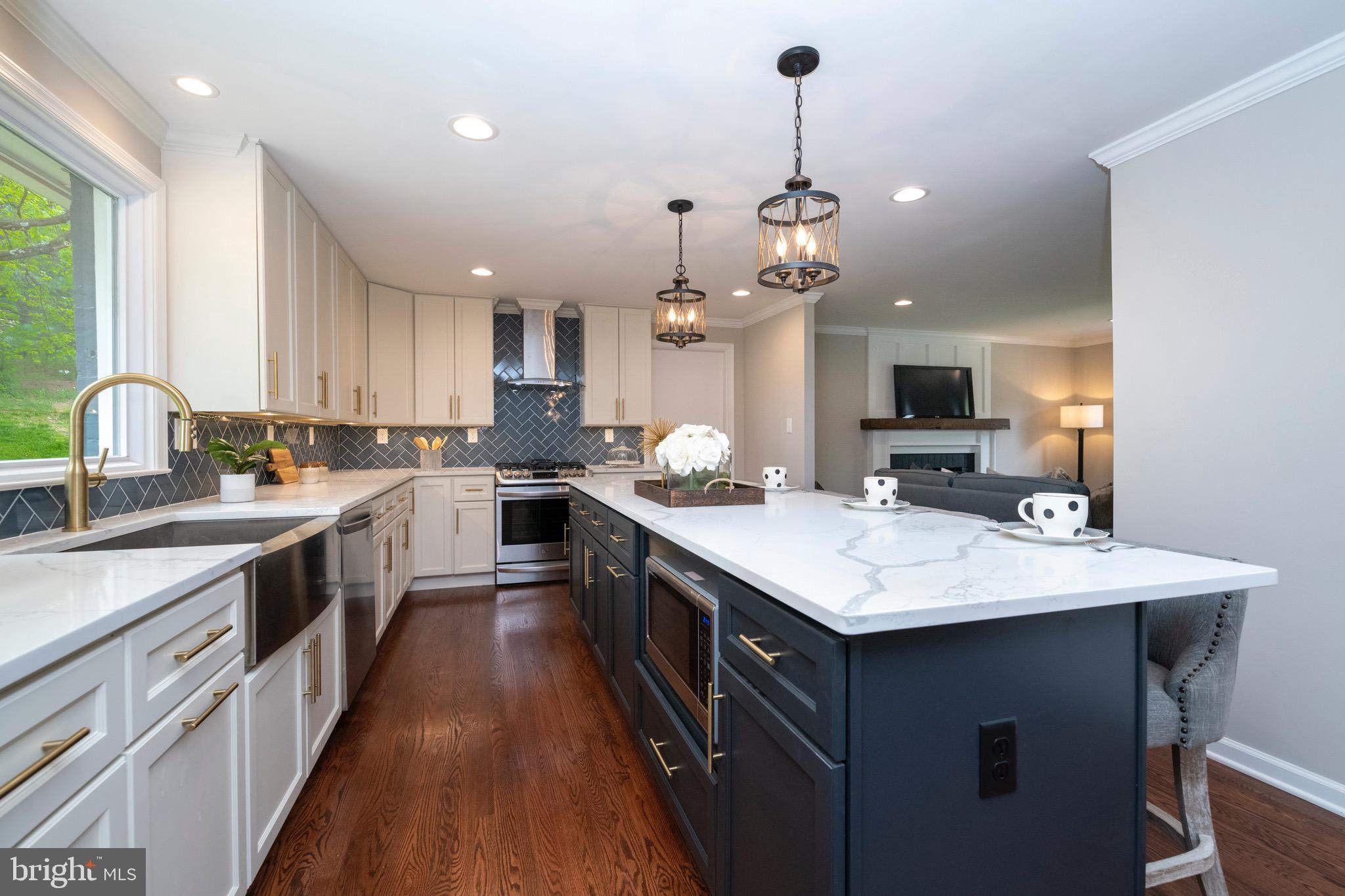 2210 Pot Spring Road Lutherville-Timonium, MD 21093 - Photo 15 of 59 Custom Quartz Counters throughout Kitchen!