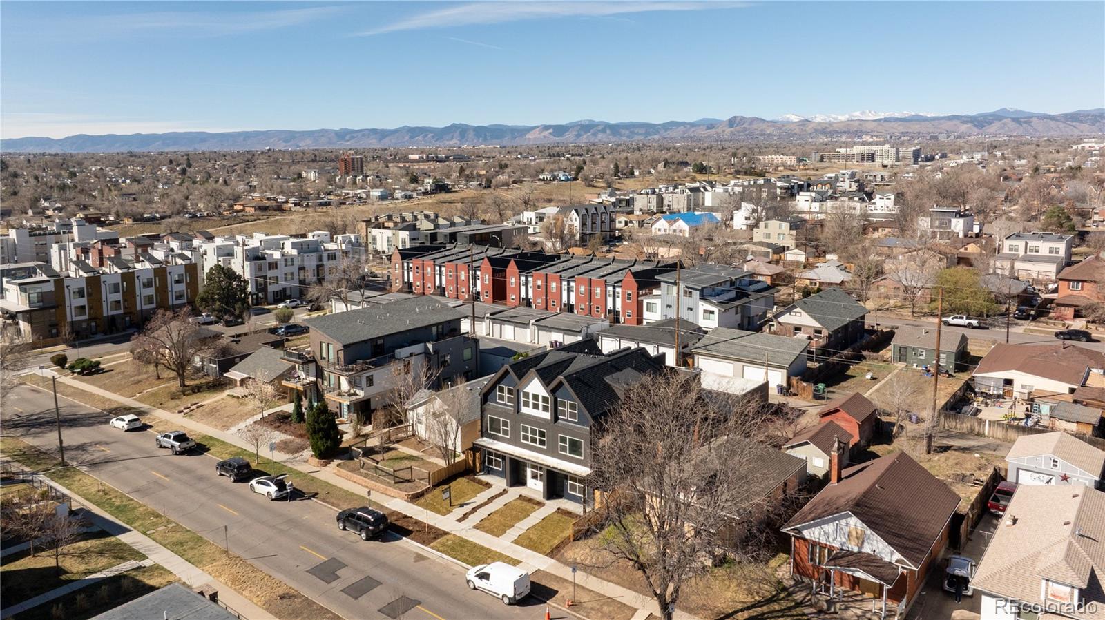 1343 Perry Street Denver, CO 80204 - Photo 35 of 37 an aerial view of multiple house