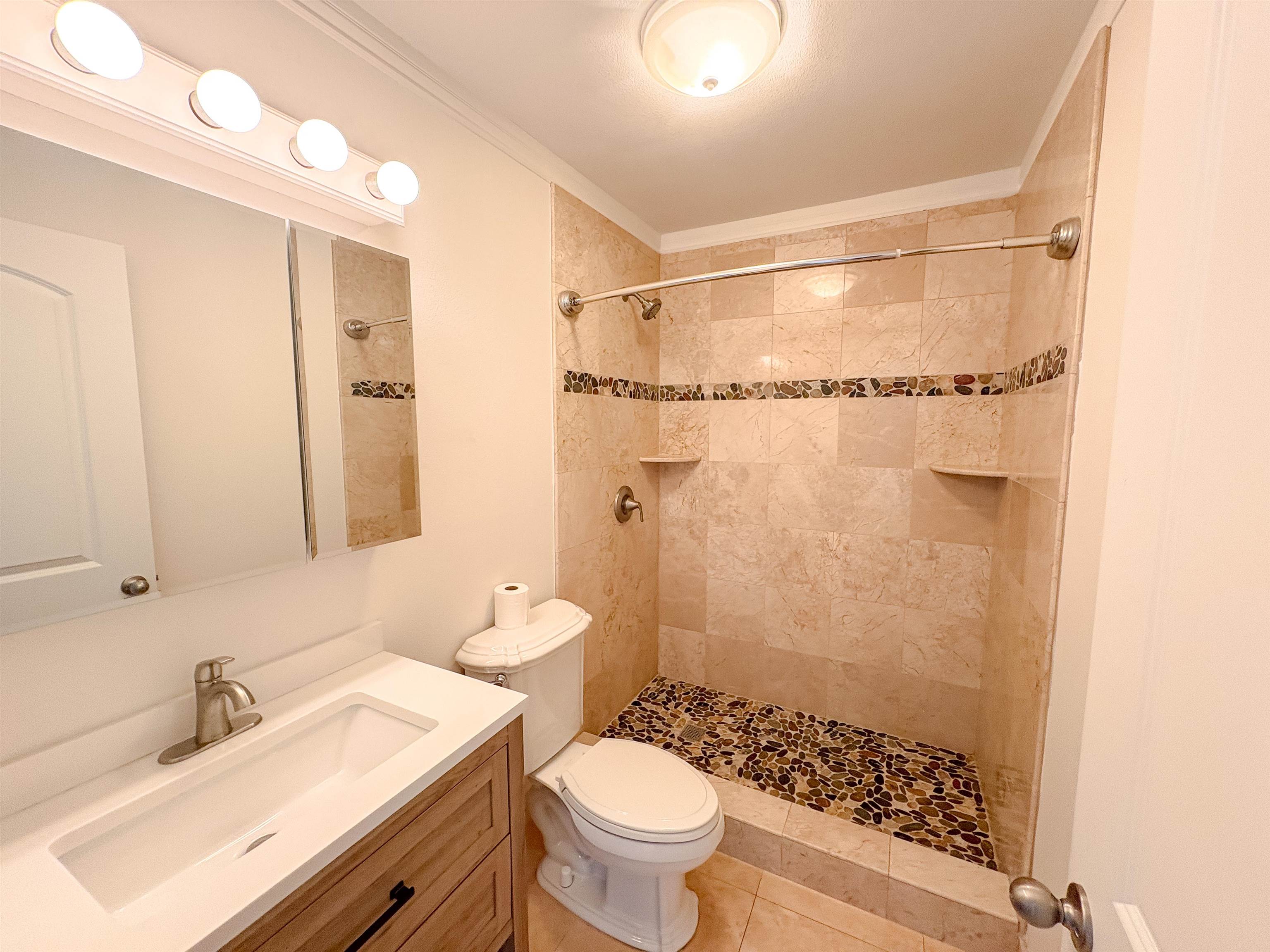 483 South Kihei Road, Unit 217 Kihei, HI 96753 - Photo 8 of 22 a bathroom with a sink toilet vanity and shower