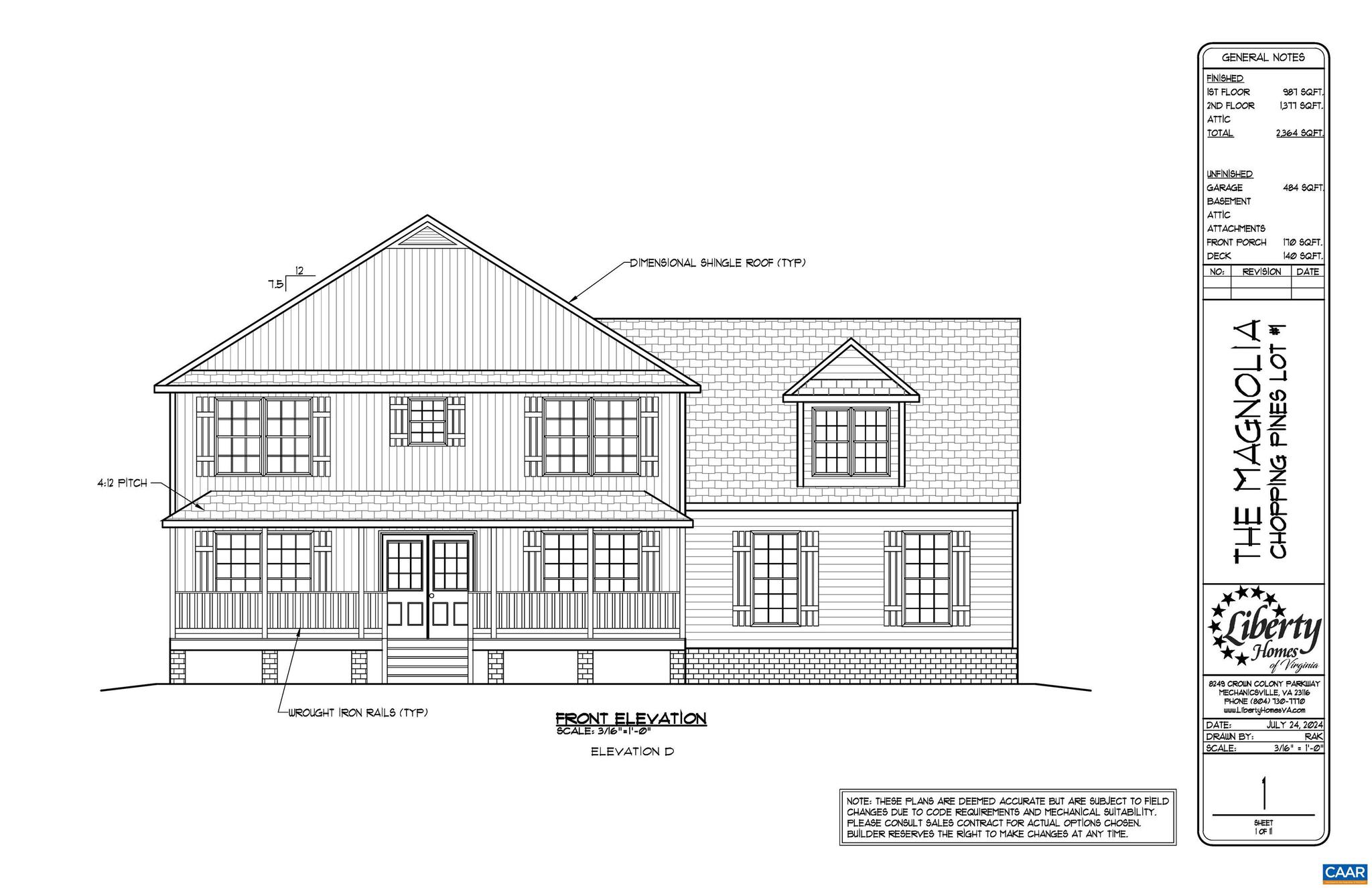 1045 Chopping Road, Unit CP 1 Mineral, VA 23117 - Photo 4 of 27 a black and white photo of a floor