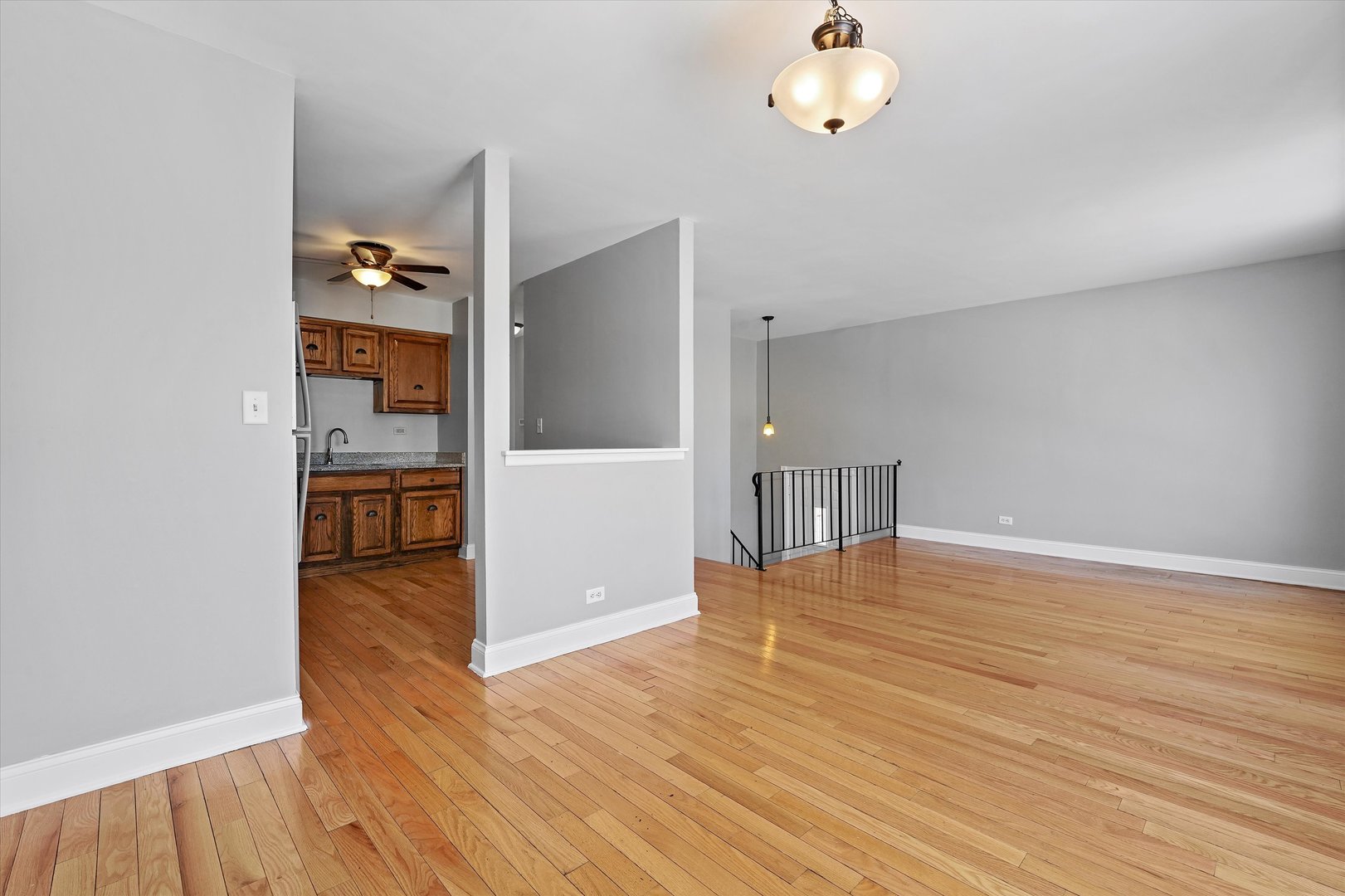 210 Mill Stream Drive Bolingbrook, IL 60440 - Photo 9 of 39 a view of empty room with wooden floor