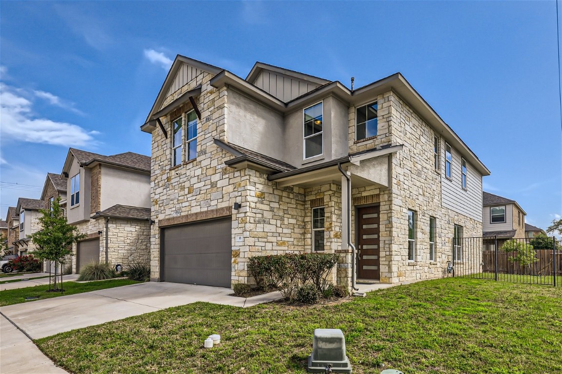 Stunning 2-story home nestled on a coveted corner lot.