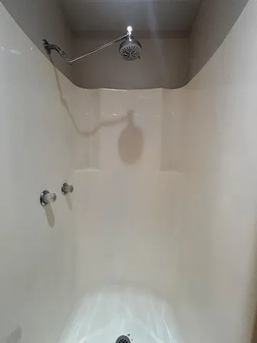 a view of a hallway with entryway