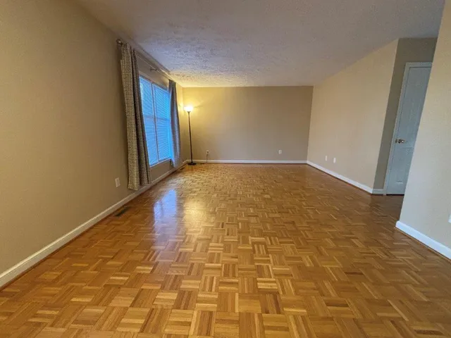 a view of hallway with window
