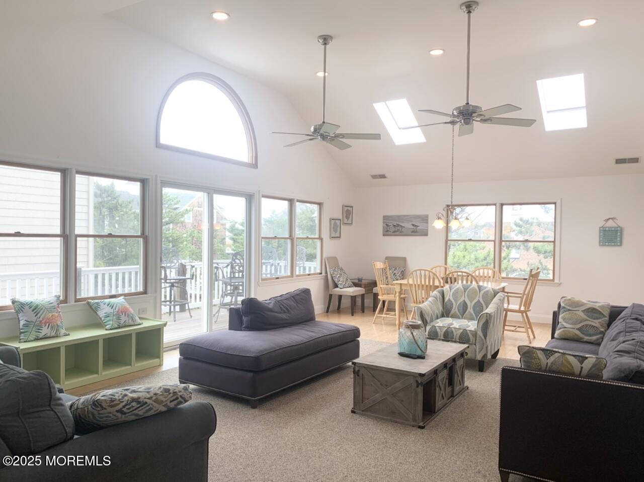 15 9th Avenue, Unit UPPR Seaside Park, NJ 08752 - Photo 4 of 24 a living room with furniture and a large window