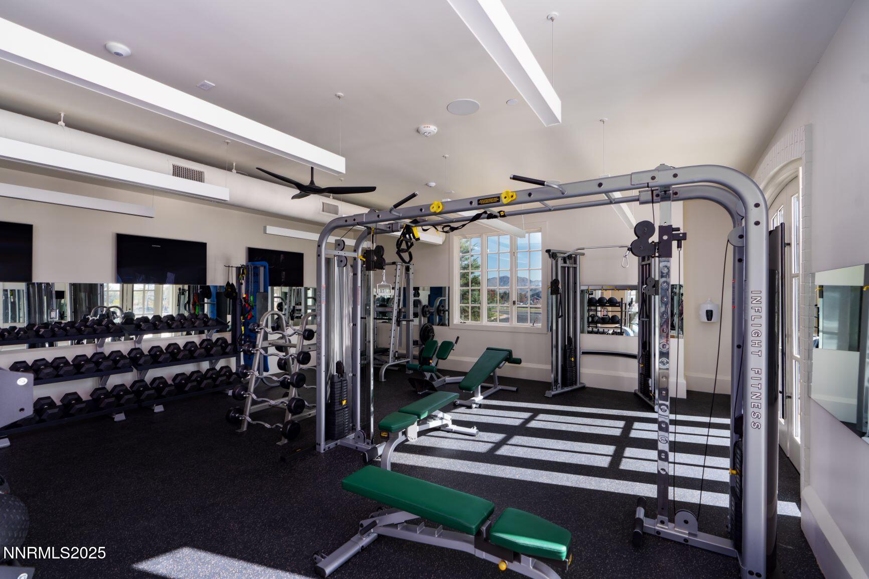 709 West Pleasant Oak Trail Reno, NV 89511 - Photo 42 of 44 a view of a room with gym equipment