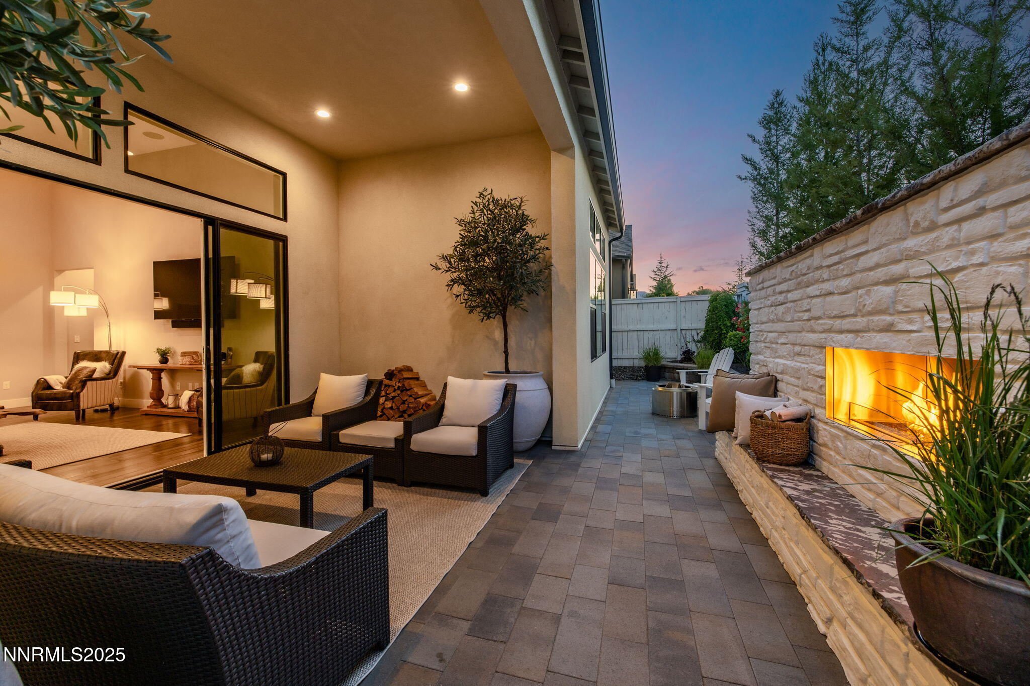 709 West Pleasant Oak Trail Reno, NV 89511 - Photo 6 of 44 a living room with patio furniture and a potted plants