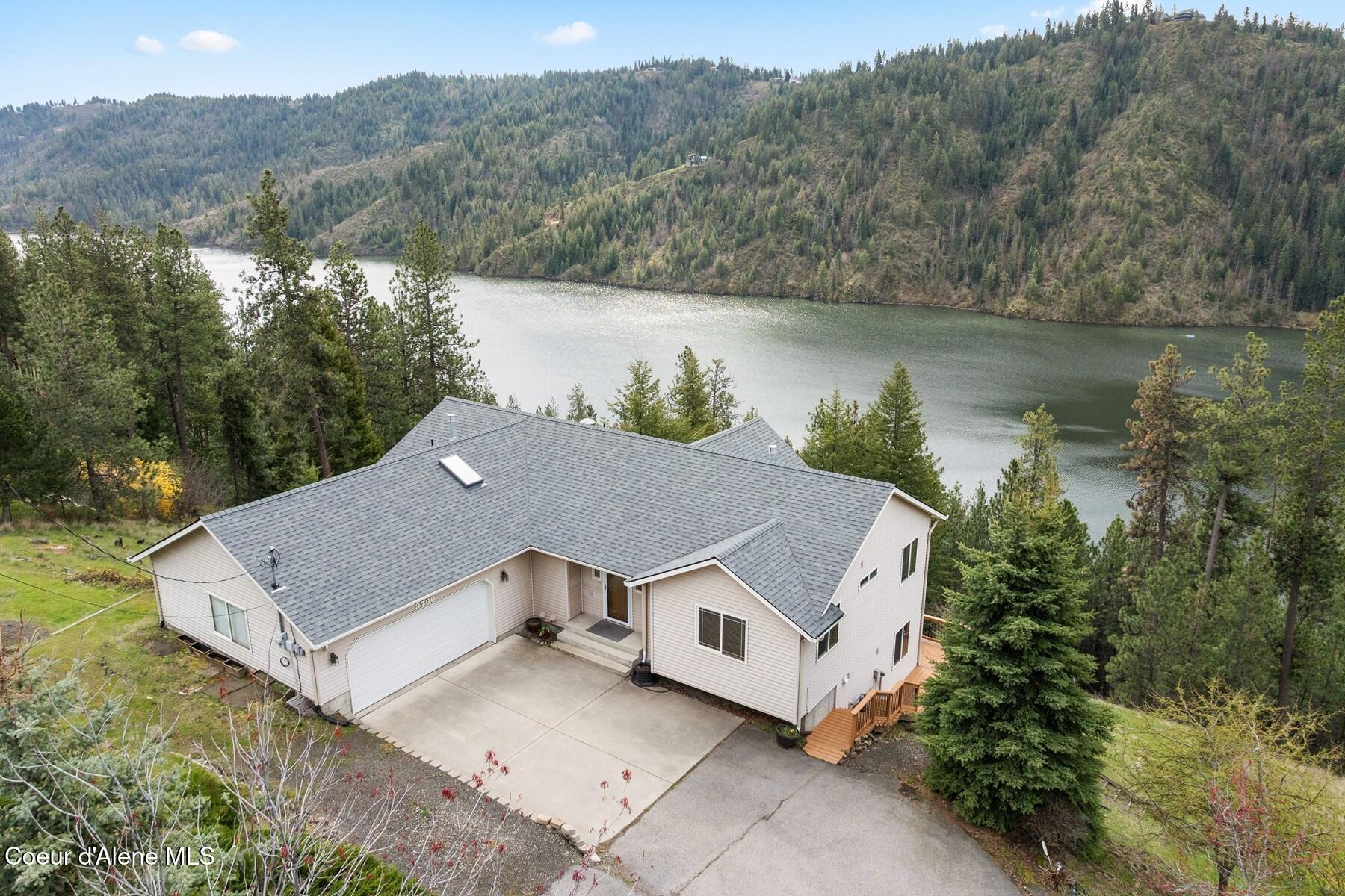 3700 East Fernan Hill Road Coeur D'Alene, ID 83814 - Photo 35 of 48 Aerial front of home