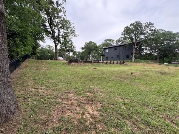 a backyard of a house