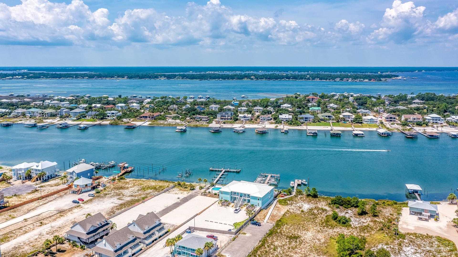 17290 Perdido Key Drive, Unit B2 Pensacola, FL 32507 - Photo 47 of 54 an aerial view of a houses with ocean view
