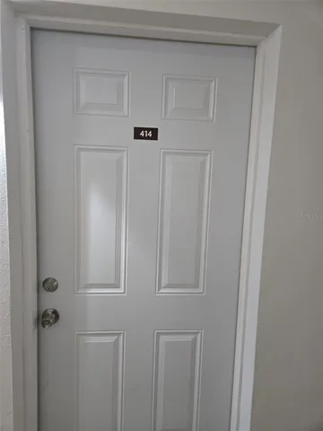 a view of front door