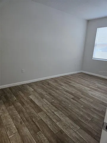 wooden floor in a room