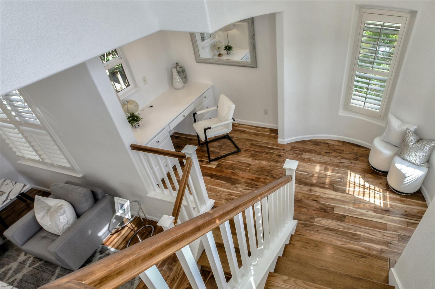 4203 Tobin Circle Santa Clara, CA 95054 - Photo 17 of 33 a view of entryway with workspace and wooden floor