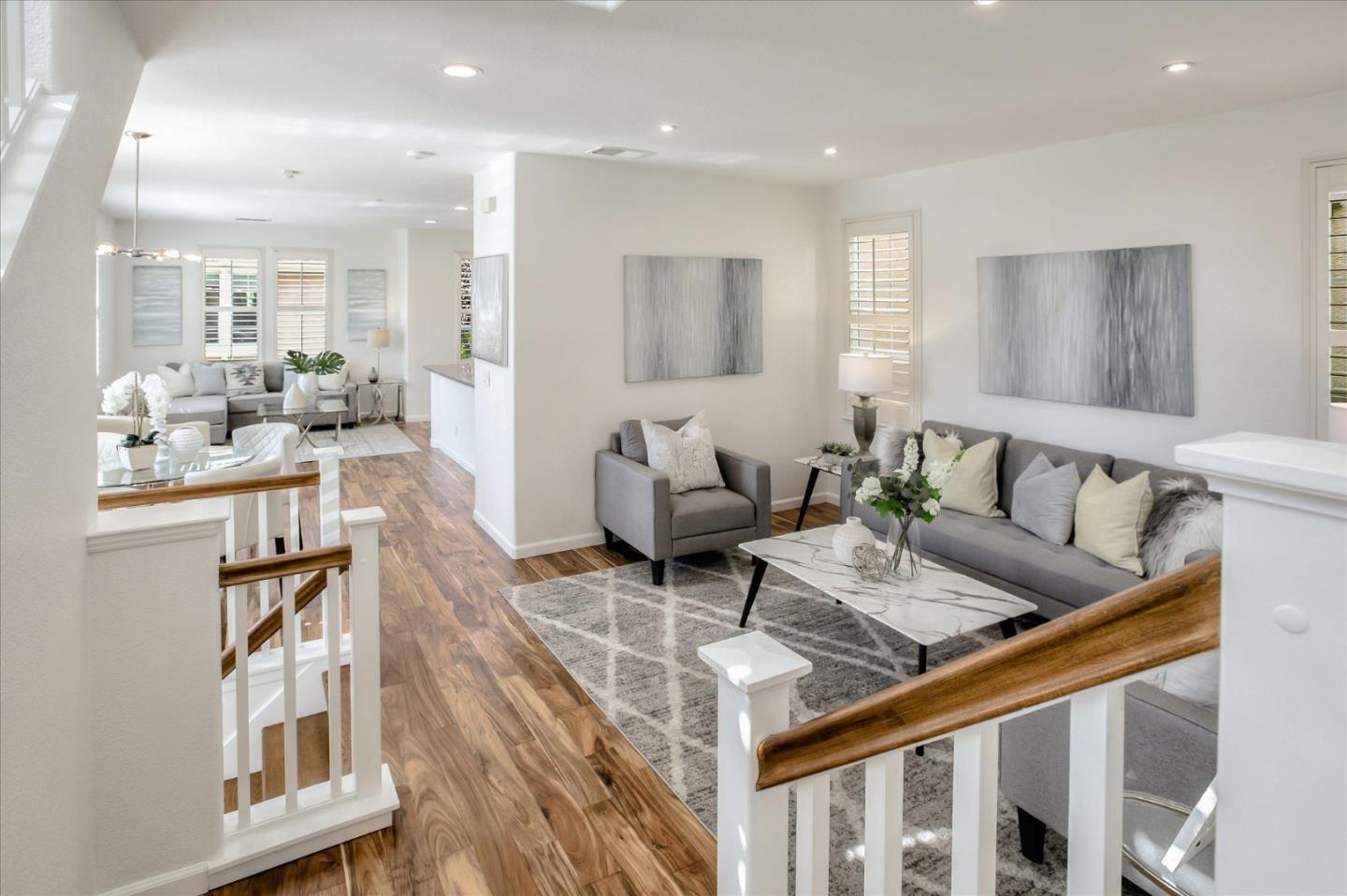 4203 Tobin Circle Santa Clara, CA 95054 - Photo 3 of 33 a living room with furniture and wooden floor