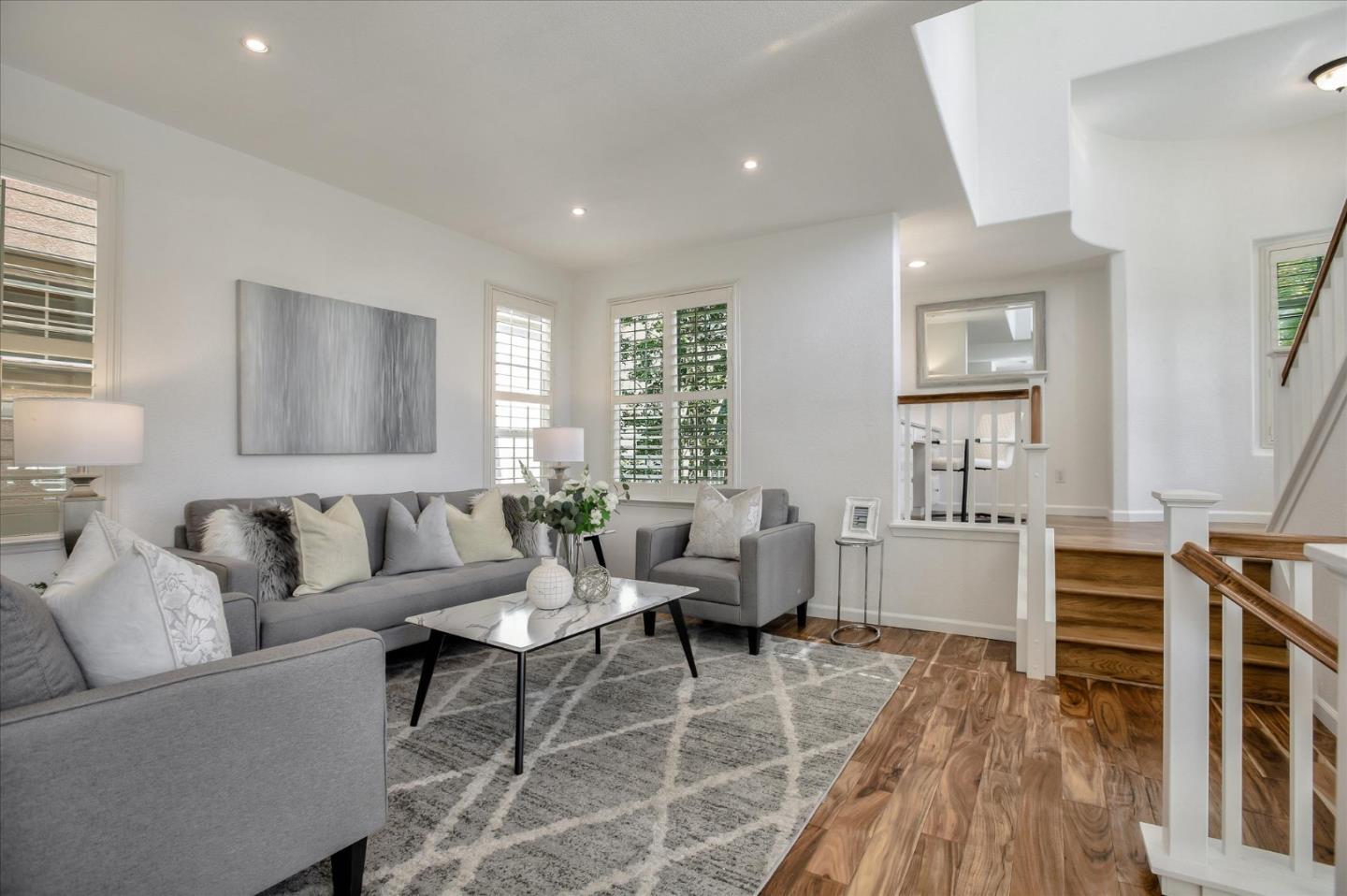 4203 Tobin Circle Santa Clara, CA 95054 - Photo 5 of 33 a living room with furniture and a wooden floor